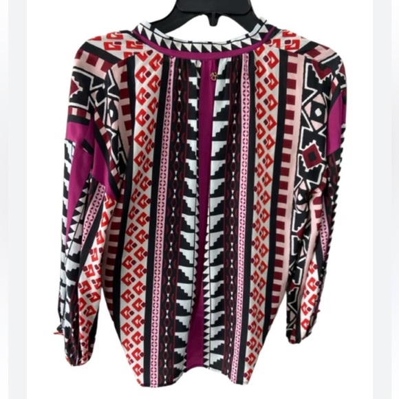 Marie Oliver Phoebe Silk Peasant Blouse (21) - Picture 3 of 9